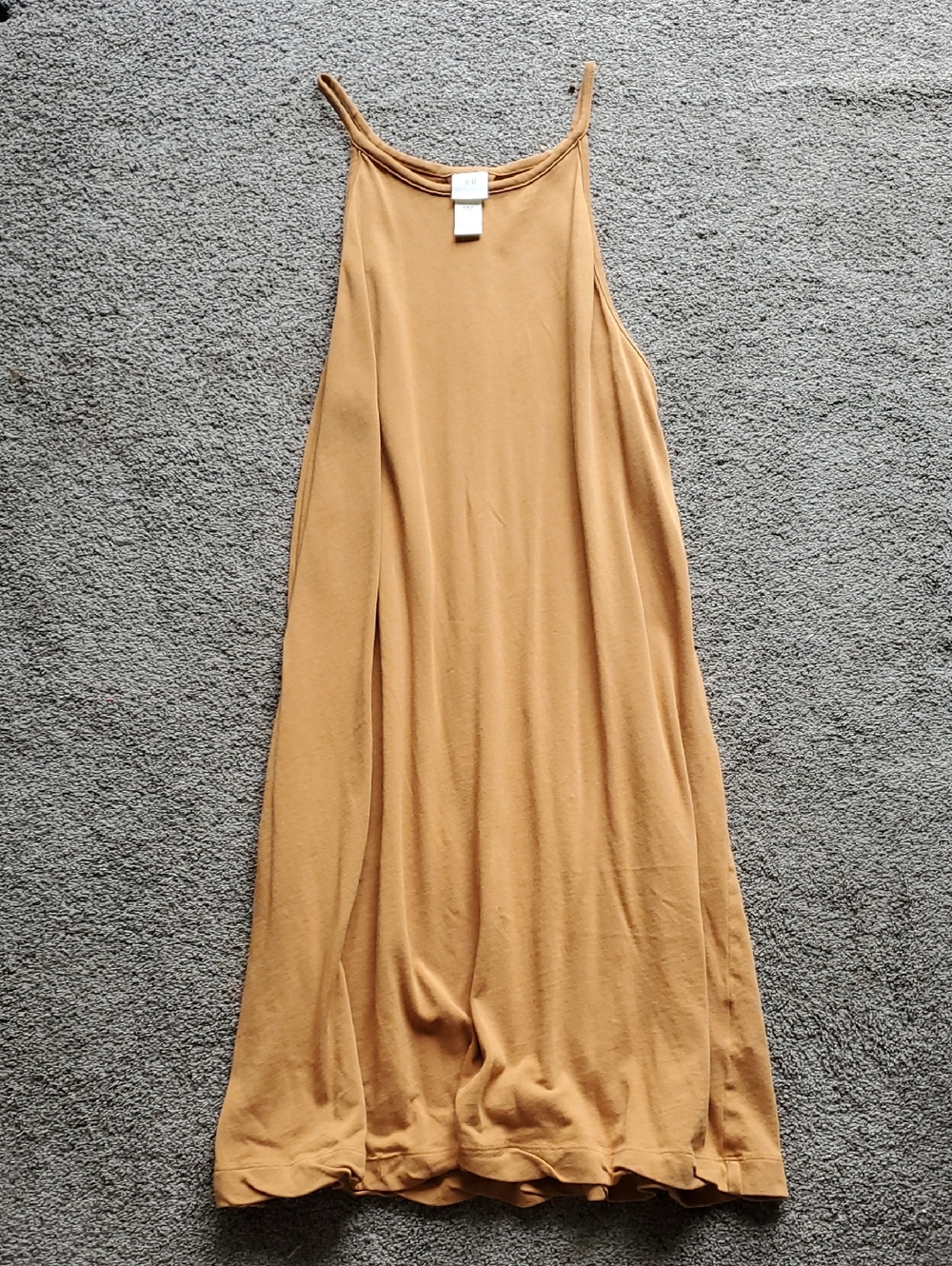 H&M Sleeveless Maxi Dress in Brown